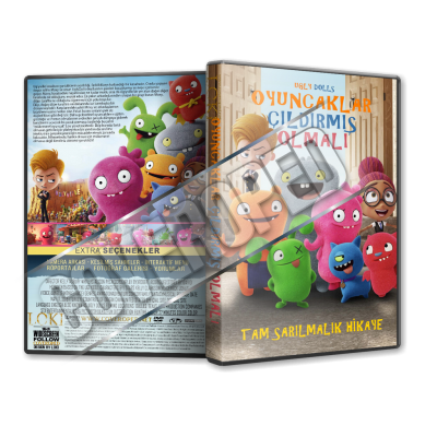 Oyuncaklar Çıldırmış Olmalı - Ugly Dolls - 2019 Türkçe Dvd Cover Tasarımı